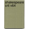 Shakespeare Crit V64 door Michelle Lee
