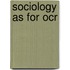 Sociology As For Ocr