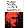 Stability and Strife door William Allen Speck
