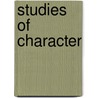 Studies Of Character door Thomas Guthrie