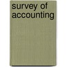 Survey Of Accounting door James D. Stice