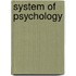 System of Psychology