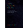 That Certain Feeling door X.V. Anthony