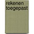Rekenen toegepast
