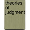 Theories of Judgment door Wayne Martin