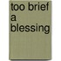 Too Brief A Blessing