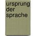 Ursprung Der Sprache