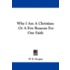 Why I Am a Christian