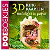 3D kijkkaarten met stofjes en papier