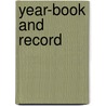 Year-Book And Record door Onbekend