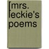 [Mrs. Leckie's Poems