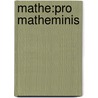 Mathe:pro Matheminis door Onbekend