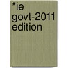 *Ie Govt-2011 Edition door Sidlow/Henschen