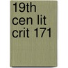 19th Cen Lit Crit 171 by Jessica Bomarito