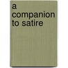 A Companion to Satire door Ruben Quintero