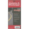 Alabama & Mississippi by Universal Map (um2.005t)