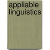 Appliable Linguistics door Ahmar Mahboob