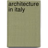 Architecture in Italy door Raffaele Cattaneo