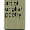 Art of English Poetry door Edward Bysshe