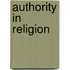 Authority In Religion