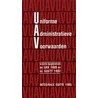 Uniforme Administratieve Voorwaarden door F.H. van den Bercken
