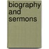 Biography and Sermons