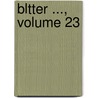 Bltter ..., Volume 23 door ster Verein FüR. Land
