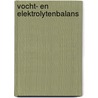 Vocht- en elektrolytenbalans door Wim Seunke