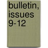 Bulletin, Issues 9-12 door North Carolina
