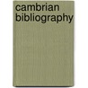 Cambrian Bibliography door Onbekend