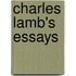 Charles Lamb's Essays