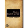 Choice English Lyrics by Phd Baldwin James