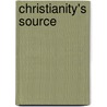 Christianity's Source door Harry L. Tabony
