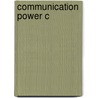 Communication Power C by Manuel Castells