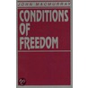 Conditions Of Freedom door John Macmurray