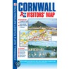 Conrwall Visitors Map door Geographers' A-Z. Map Company