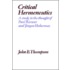 Critical Hermeneutics