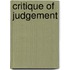 Critique Of Judgement