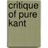 Critique of Pure Kant