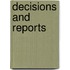 Decisions And Reports