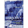 Democracy In Europe C door Vivien A. Schmidt