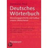 Deutsches Wörterbuch by Hermann Paul