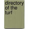 Directory Of The Turf door Onbekend