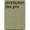 Distribution Des Prix door Droit Universit De P