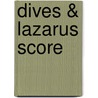 Dives & Lazarus Score by Ralph Vaughan Williams
