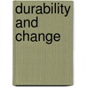 Durability And Change door W.E. Krumbein