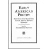 Early American Poetry by Jane Donahue Eberwein