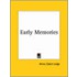 Early Memories (1913)