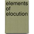 Elements of Elocution