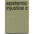 Epistemic Injustice C